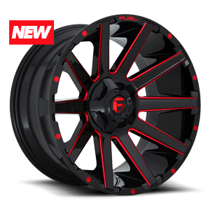 FUEL - CONTRA 8x165.1 ET01 CB125.2 NLQ-Gloss MIL RED