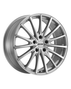PETROL P3A 17x8.0 5/100 ET35 CB72.1 SILVER W/ MACHINE CUT FACE