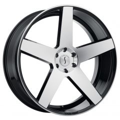 STATUS EMPIRE 22x9.5  6/135 ET25 CB87.1 MACHINE/BLACK