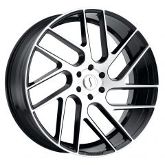 STATUS JUGGERNAUT 20X9.0 5/114.3 ET30 GLOSS BLACK W/MACHINED FACE