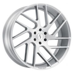 STATUS JUGGERNAUT 20X9.0 5/114.3 ET30 SILVER W/BRUSHED FACE