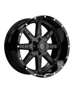 TUFF T-15 15x8.0 5/139.7 ET-13 CB108 SATIN BLACK
