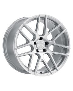XO MOSCOW 19x8.5 5/112 ET35 CB66.56 SILVER W/BALL MILLED SPOKE AND BRUSHED FACE [F
