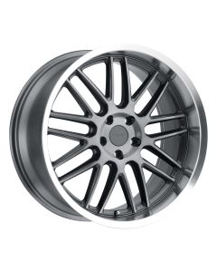 TSW AVALON 18x8.5 5/112 ET32 CB66.56 GUNMETAL W/BRUSHED GUNMETAL FACE AND MACHINED
