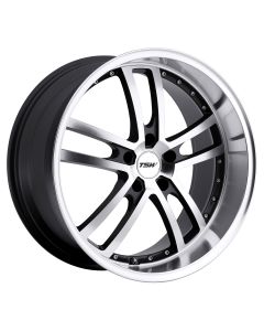 TSW CADWELL 17x8.0 5/100 ET35 CB72.1 GUNMETAL MIRROR CUT FACE/LIP
