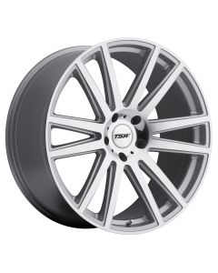 TSW GATSBY 20x8.5 5/114.3 ET40 CB76.1 SILVER W/MIRROR CUT FACE