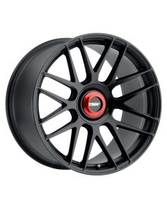 TSW HOCKENHEIM-T 19X8.5 5/112 ET42 CB66.56 DOUBLE BLACK W/BALL MILLED SPOKE [F]