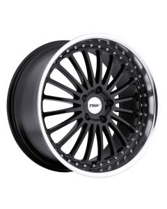 TSW SILVERSTONE 17x8.0 5/100 ET35 CB72.1 GLOSS BLACK W/MIRROR CUT LIP