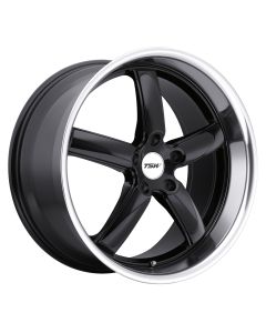 TSW STOWE 18x8.0 5/100 ET35 CB72.1 GLOSS BLACK W/MIRROR LIP