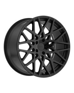 TSW VALE 17x8.0 5/100 ET35 CB72.1 DOUBLE BLACK - MATTE BLACK W/GLOSS BLACK FACE