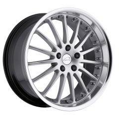 COVENTRY WHITLEY 18x9.5 5/120.65 ET20 CB73.9 HYPER SILVER W/MIRROR CUT LIP
