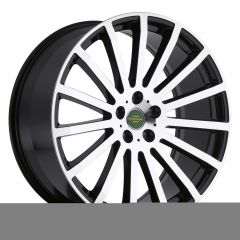 REDBOURNE DOMINUS 20x9.5 5/120 ET32 CB72.56 GLOSS BLACK W/MIRROR CUT FACE