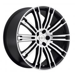 REDBOURNE MANOR 20x9.5 5/120 ET32 CB72.56 MATTE BLACK W/MATTE MACHINE FACE
