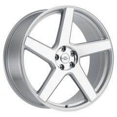 REDBOURNE MAYFAIR 22x10 5/120 ET35 CB72.56 SILVER W/MIRROR CUT FACE