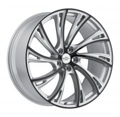 REDBOURNE NOBLE 20x9.5 5/120 ET32 CB72.56 GLOSS TITANIUM W/GLOSS BLACK FACE RIGHT