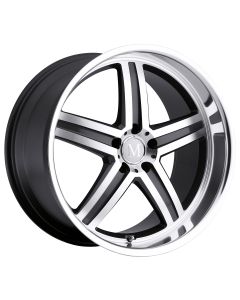 MANDRUS MANNHEIM 17x8.0 5/112 ET25 CB66.56 GUNMETAL MIRROR FACE AND LIP