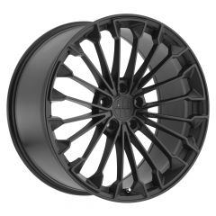 VICTOR EQUIPMENT WURTTEMBURG 18x8.5 5/130 ET45 CB71.6 MATTE BLACK W/GLOSS BLACK FACE