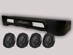 Quad 6.5-8" Under The Seat Performance Subwoofer Enclosure