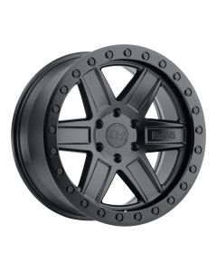 BLACK RHINO ATTICA 17x9.0 6/135 ET12 CB87.1 MATTE BLACK W/BLACK BOLTS