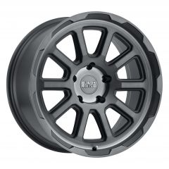BLACK RHINO CHASE 17x8.5 6/139.7 ET00 CB112.1 MATTE GUNMETAL W/BRUSHED GUNMETAL