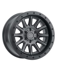 BLACK RHINO DUGGER 17x8.5 5/114.3 ET-18 CB76.1 GUN BLACK