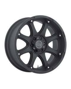 BLACK RHINO GLAMIS 17x9.0 6/135 ET-12 CB87.1 MATTE BLACK