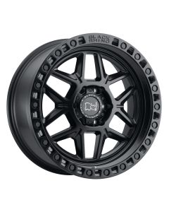 BLACK RHINO KELSO 17x9.0 5/114.3 ET-18 CB76.1 MATTE BLACK W/BLK BOLTS
