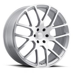 BLACK RHINO KUNENE 20x9.0 5/114.3 ET30 CB76.1 SILVER W/MIRROR CUT FACE