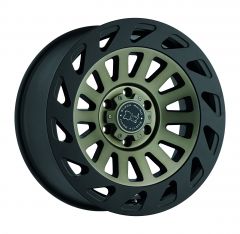 BLACK RHINO MADNESS 17x9.0 8/170 ET12 CB125.1 DARK TINT MACHINE FACE W/MATTE BLACK LIP