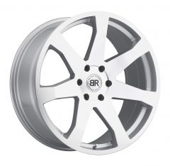 BLACK RHINO MOZAMBIQUE 18x8.5 6/139.7 ET00 CB112.1 SILVER W/MIRROR CUT FACE