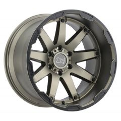 BLACK RHINO OCEANO 17x9.5 5/127 ET-18 CB71.6 MATTE BRONZE W/BLACK LIP EDGE