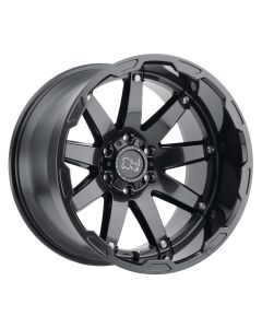 BLACK RHINO OCEANO 17x9.5 6/135 ET12 CB87.1 GLOSS GUNBLACK W/STAINLESS BOLTS