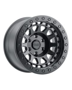 BLACK RHINO PRIMM BEADLOCK 17x8.5 8/165 ET-38 CB125.1 MATTE BLACK W/BLACK BOLTS