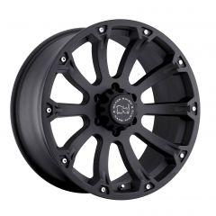 BLACK RHINO SIDEWINDER 17x9.0 6/139.7 ET-12 CB112.1 MATTE BLACK