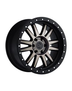 BLACK RHINO TANAY 18x9.0 6/120 ET30 CB67.1 MATTE BLACK W/MACHINE FACE AND DARK MATTE TINT