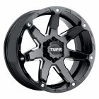 TUFF T4A 18x9.0 6/135 ET-13 CB87.1 GLOSS BLACK W/MILLED SPOKE