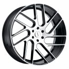 STATUS JUGGERNAUT 20X9.0 6/135 ET25 CB87.1 GLOSS BLACK W/MACHINED FACE