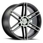 TSW AUTOGRAPH 22x10.5 5/130 ET35 CB84.1 SEMI GLOSS BLACK W/MIRROR CUT FACE AND TRANSLUCENT CLEAR