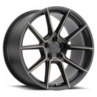 TSW CHRONO 19x9.0 5/114.3 ET20 CB76.1 MATTE BLACK W/MACHINE FACE AND DARK TINT