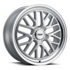 TSW HOCKENHEIM S 19x8.5 5/120 ET30 CB76.1 SILVER W/MIRROR CUT LIP (CHROME HEX NUT)