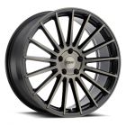 TSW LUCO 20x8.5 5/108 ET40 CB72.1 MATTE BLACK W/MACHINE FACE AND DARK TINT