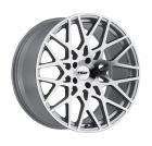 TSW VALE 20x8.5 5/114.3 ET40 CB76.1 SILVER W/MIRROR CUT FACE