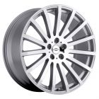 REDBOURNE DOMINUS 22x9.5 5/120 ET32 CB72.56 SILVER W/MIRROR CUT FACE