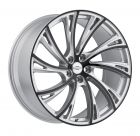 REDBOURNE NOBLE 20x9.5 5/120 ET32 CB72.56 GLOSS TITANIUM W/GLOSS BLACK FACE LEFT