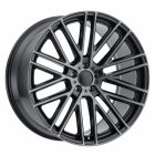 MANDRUS MASCHE  19x9.5 5/112 ET40 CB66.56 SEMI GLOSS BLACK W/MIRROR CUT FACE AND TRANSLUCENT CLEAR