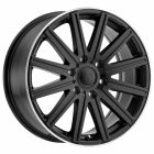 MANDRUS STARK 18x8.0 6/130 ET52 CB84.1 MATTE BLACK W/MACHINE LIP EDGE