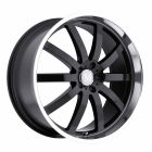 MANDRUS WILHELM 22x10.5 5/112 ET42 CB66.56 GLOSS BLACK W/MIRROR CUT LIP