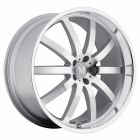 MANDRUS WILHELM 18x8.5 5/112 ET43 CB66.56 SILVER W/MIRROR CUT FACE AND LIP