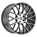 VICTOR EQUIPMENT STABIL 22x10.5 5/112 ET22 CB66.56 GUNMETAL W/MIRROR CUT FACE
