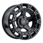 BLACK RHINO CINCO 18x9.5 6/120 ET12 CB67.1 GLOSS BLACK W/STAINLESS BOLT